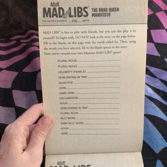 ✨🆕RuPaul’s Drag Race *ADULT* Mad Libs! BN!💄💅✨ - Picture 6 of 11